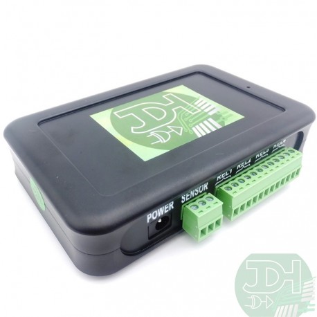Caudalímetro Contador de Litros Totalizador con 4 Alarmas Programables