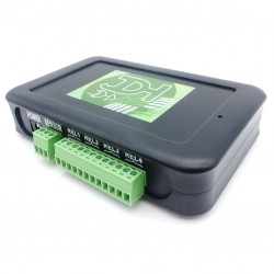 Flowmeter Liter Counter Totalizer with 4 Programmable Alarms