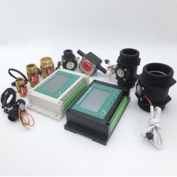 Flowmeter Liter Counter Totalizer with 4 Programmable Alarms and Input for Reset