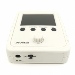 Low cost digital oscilloscope 1 ch 200kHz + BNC probe w alligator clips