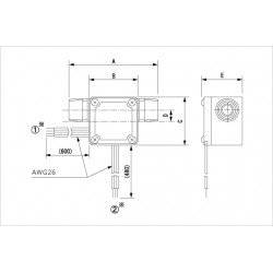 Micro Flow Sensor Liquids Paint, Milk, Oil, Diesel oval gear