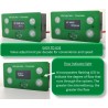 Flowmeter Liter Counter Totalizer with programmable Alarm and digital input for reset