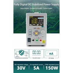 Programmable Power Supply 150w 30v / 5a 10mv / 10ma Rs232