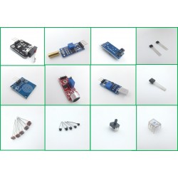 Kit sensores y transductores analógicos para proyectos de electrónica
