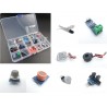 Analog sensors & transducers KIT for multisensorial electronics or physics lab projects.
