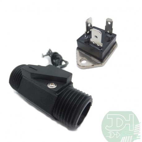 Flow Switch for liquid flow detection + TRIAC for AC load control