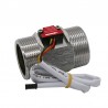 Flow Control: Liters Counter, Dn50 Steel flow sensor, Valve, Power supply and data cable