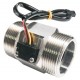 Control Flujo: Contador Litros, Sensor flujo Dn40 Acero, Válvula, Fuente de poder y cable de datos
