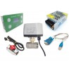 Control Flujo: Contador Litros, Sensor flujo 3/4 pulgadas (DN20) Acero, Válvula, Fuente de poder y cable de datos