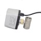 Control Flujo: Contador Litros, Sensor flujo Dn20 Acero, Válvula, Fuente de poder y cable de datos