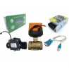 Flow Control: Liters Counter, Dn32 flow sensor, Valve, Power supply and data cable