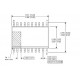 SOP28 to DIP28 ZIF socket adapter