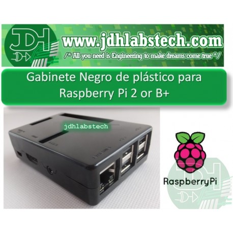 Gabinete De Plástico Para Raspberry Pi 2 ó B+