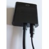 Convertidor Hdmi A Vga Con Salida De Audio Full Hd Raspberry
