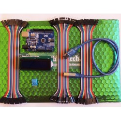Arduino Uno Kit Plus Cable USB + 1602 LCD display + Temp and Humidity sensor + jumpers