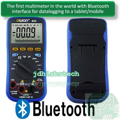 Digital Multimeter with Temperature meter, Bluetooth interface OWON BT35