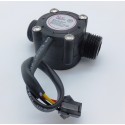 Liquid flow sensor flowmeter 1 to 30 liters/min DN15 G1/2"