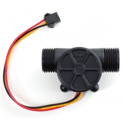 Liquid flow sensor flowmeter 1 to 30 liters/min NPT 1/2