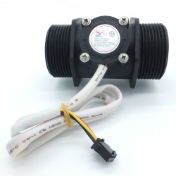 Sensor de Flujo de Líquidos Caudalímetro 5 a 150 litros/min para tuberías 1.5 pulgadas (DN40)