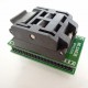 QFP32 to DIP32 ZIF socket adapter