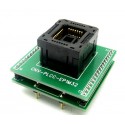 PLCC32 to DIP32 ZIF socket adapter