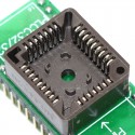 PLCC32 (9x7) to DIP32 ZIF socket adapter