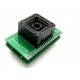 PLCC44 to DIP44 ZIF socket adapter