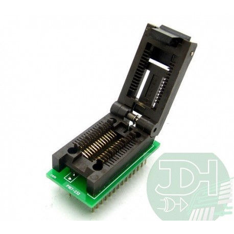 Adaptador de base zocalo ZIF SOP28 a montaje DIP28 