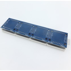 Electronic LED matrix illuminated signboard with four 8 * 8 modules