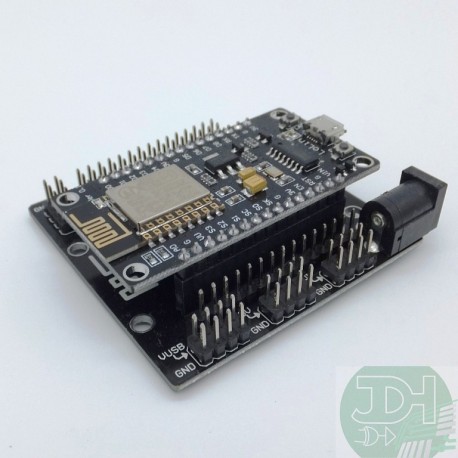 Nodemcu Chip Esp8266 Soc P/ Wifi + Base Pines Conexiones