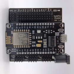 Nodemcu Chip Esp8266 Soc with Wifi + Base Connections board