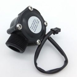 Liquid flow sensor flowmeter 1 to 60 liters/min NPT 3/4