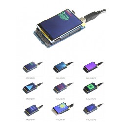 Pantalla de alta definición módulo LCD color TFT 320X480 de 3.5 pulgadas shield para UNO Mega2560 DUE