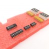 Digital electronics starter kit with logic gates and accessories