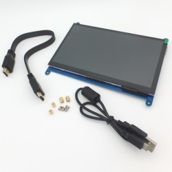 Pantalla Táctil LCD TFT 7 pulgadas 1024*600 entrada HDMI para Raspberry Pi