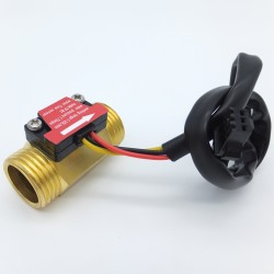 Coppermade Flowmeter sensor 1 to 25 liters/min NPT 1/2 