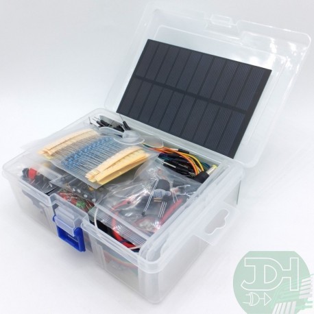 Kit de Electrónica Integral con Panel Solar y mucho más